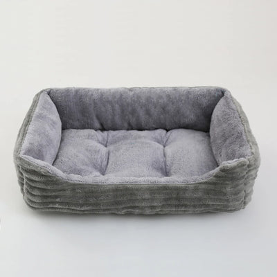 Extra large plush kennel bed for dogs and cats
