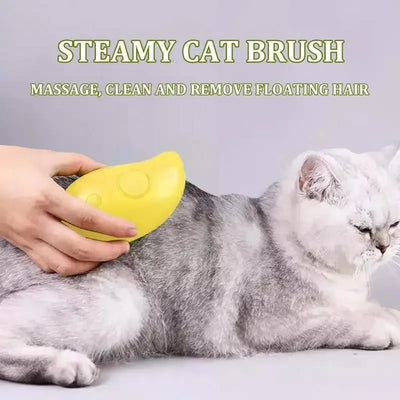 Soft silicone massage brush for dogs and cats used for grooming, bathing, and reducing shedding while gently massaging the skin.
